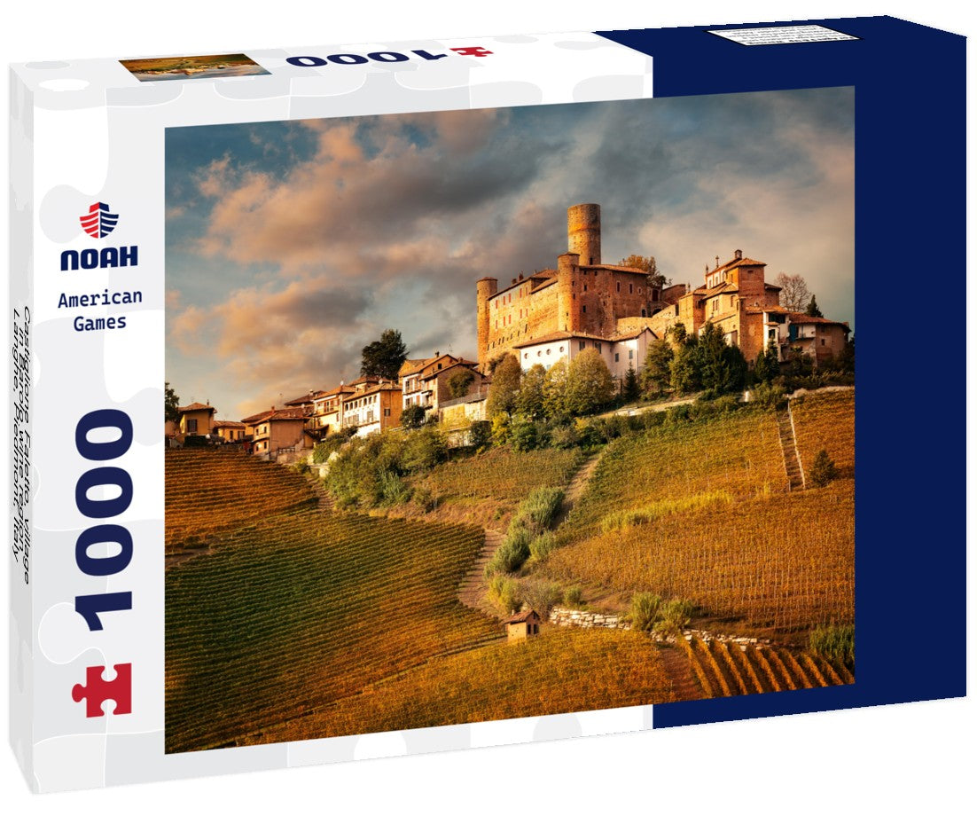 Noah Jigsaw Puzzle Castiglione Faletto, village in Barolo wine region, Langhe, Piedmont, Italy 1000 pieces