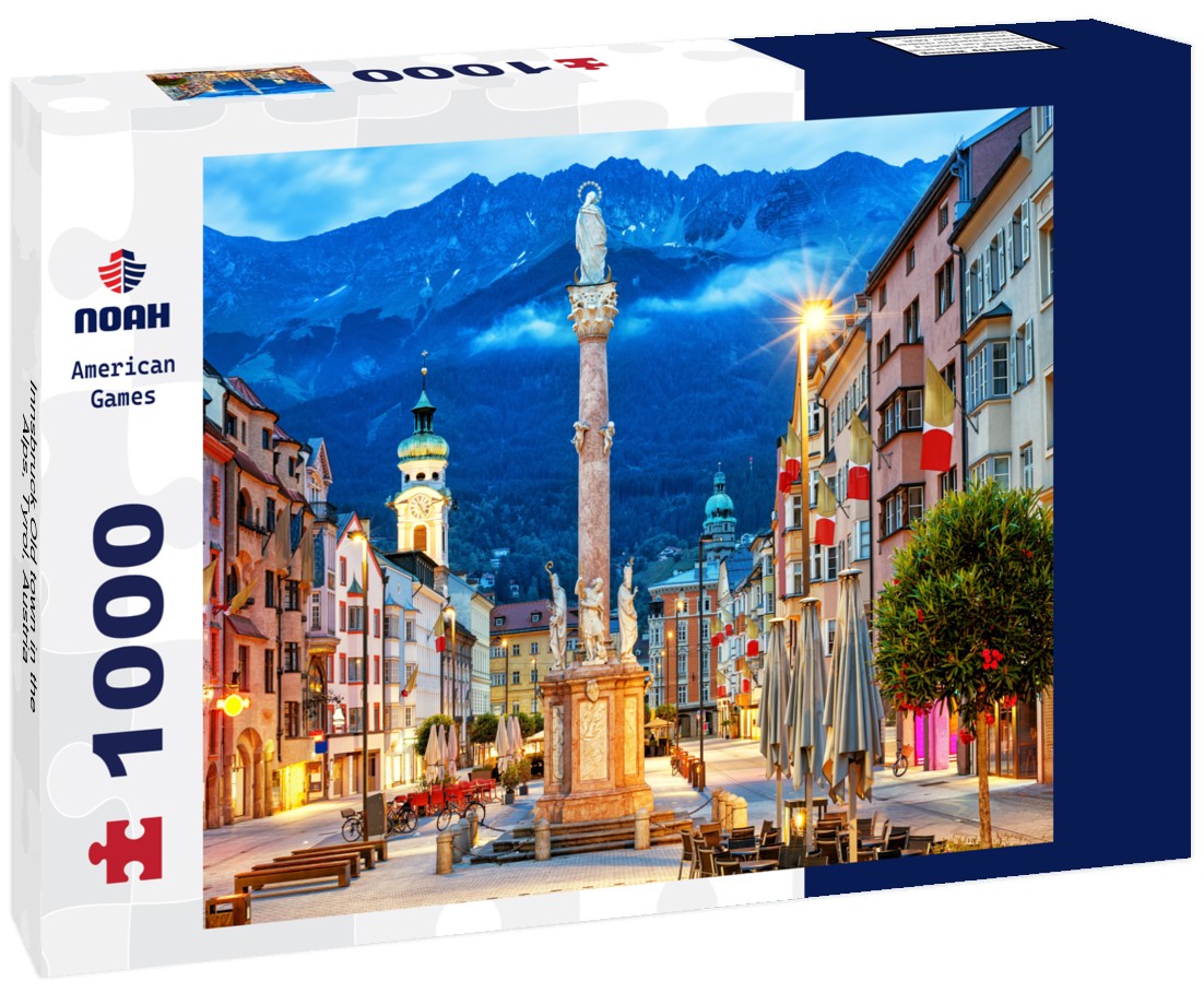 Noah Jigsaw Puzzle Innsbruck Old town in the Alps, Tyrol, Austria 1000 pieces
