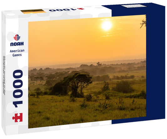 Noah Jigsaw Puzzle Musytic sunrise in the savannah of Uganda 1000 pieces