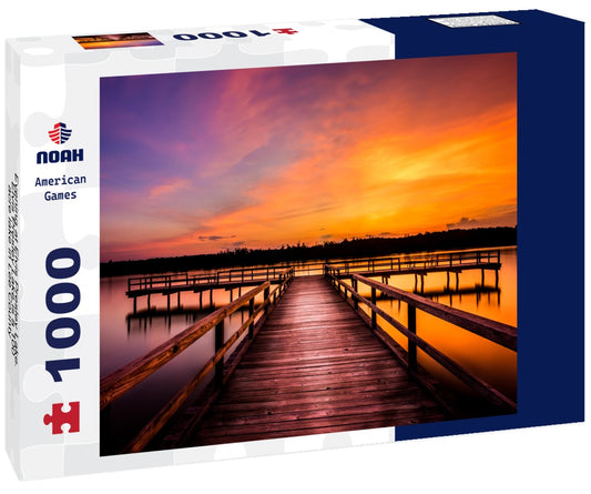 Noah Jigsaw Puzzle Evening at Elvis Presley Lake. Elvis Presley Lake is a 100-acre lake in Lee County, outside of Tupelo, Mississippi 1000 pieces