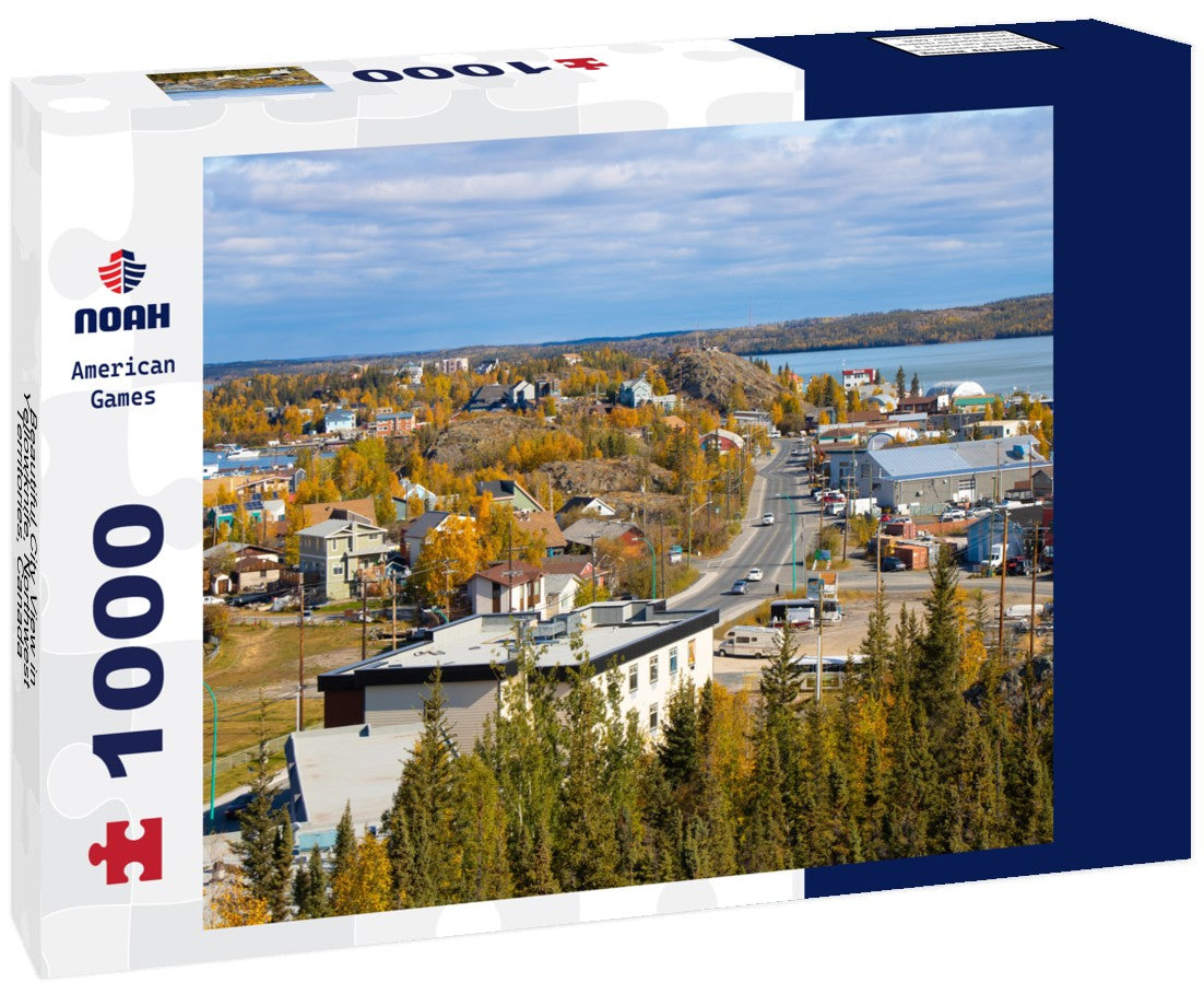 Noah Jigsaw Puzzle Beautiful City View in Yellowknife, Northwest Territories, Canada 1000 pieces