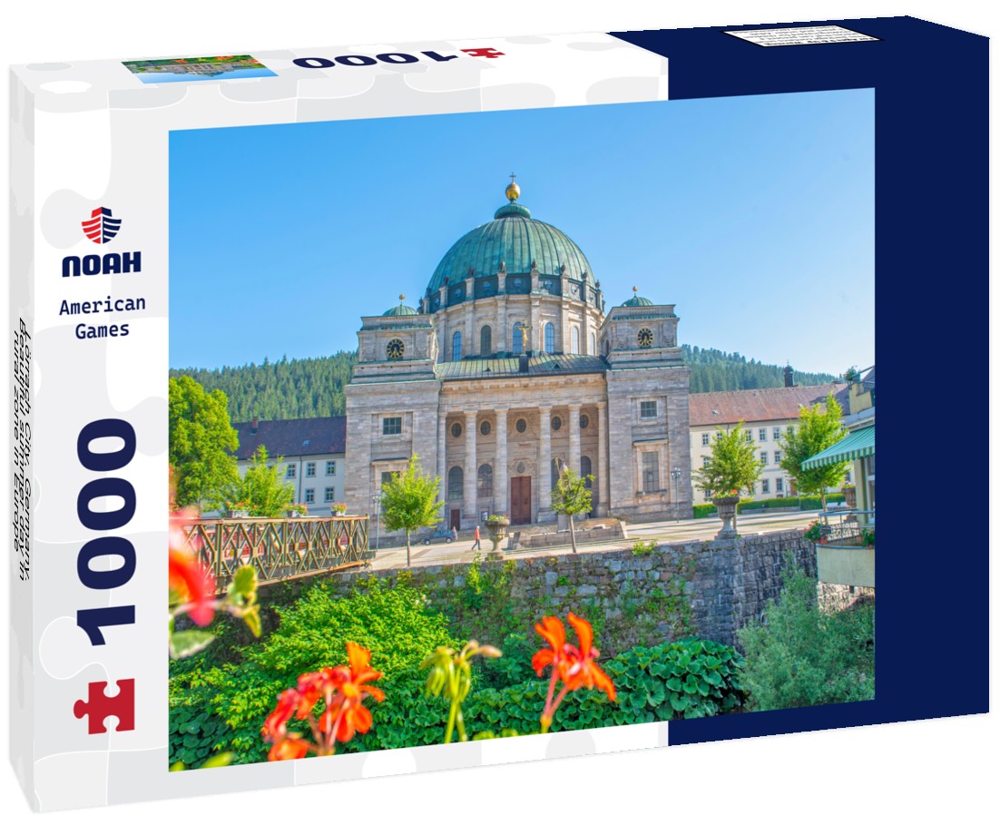 Noah Jigsaw Puzzle Lörrach City, Germany. Beautiful summer day in rural zone in Europe 1000 pieces