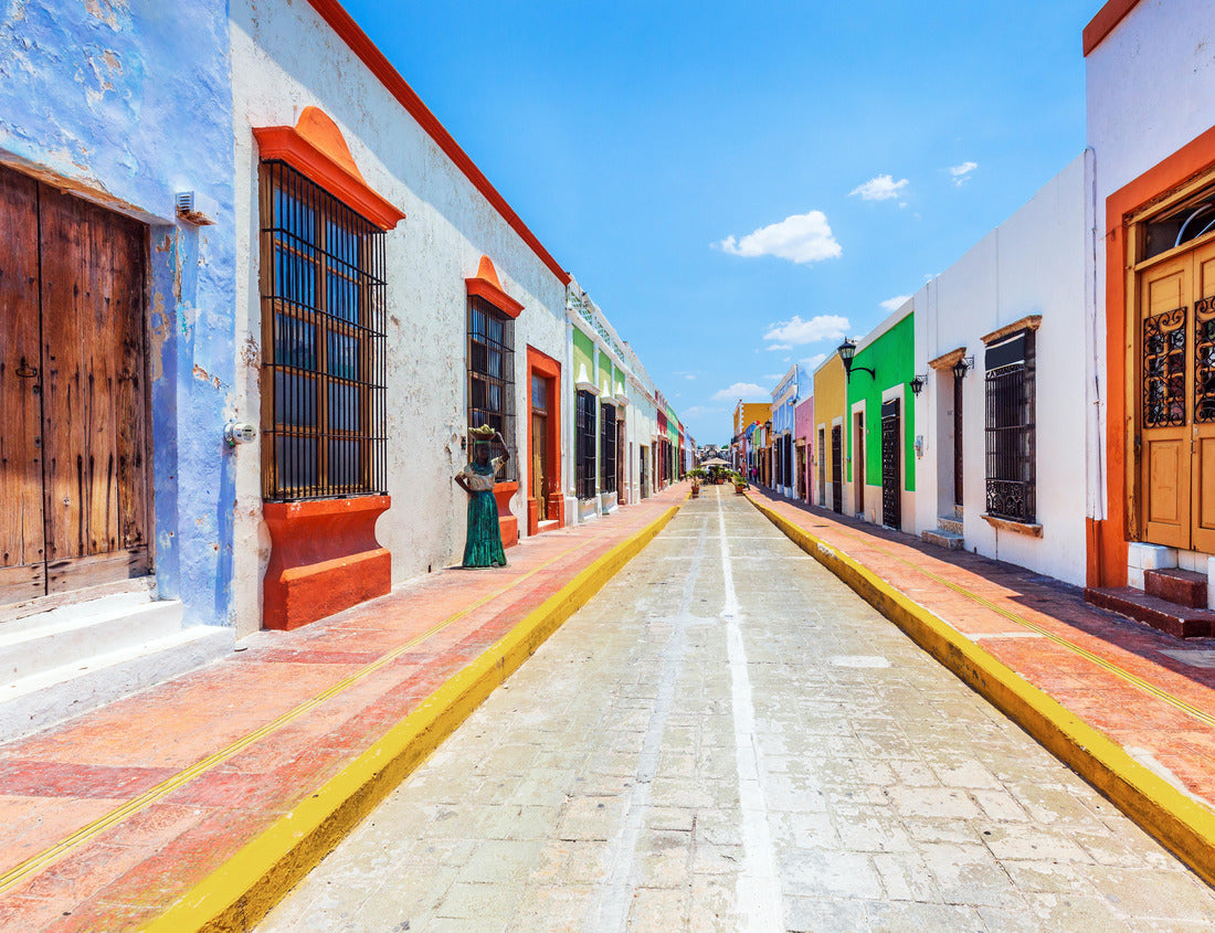 Noah Jigsaw Puzzle Campeche, Mexico. Street in the Old Town of San Francisco de Campeche 1000 pieces