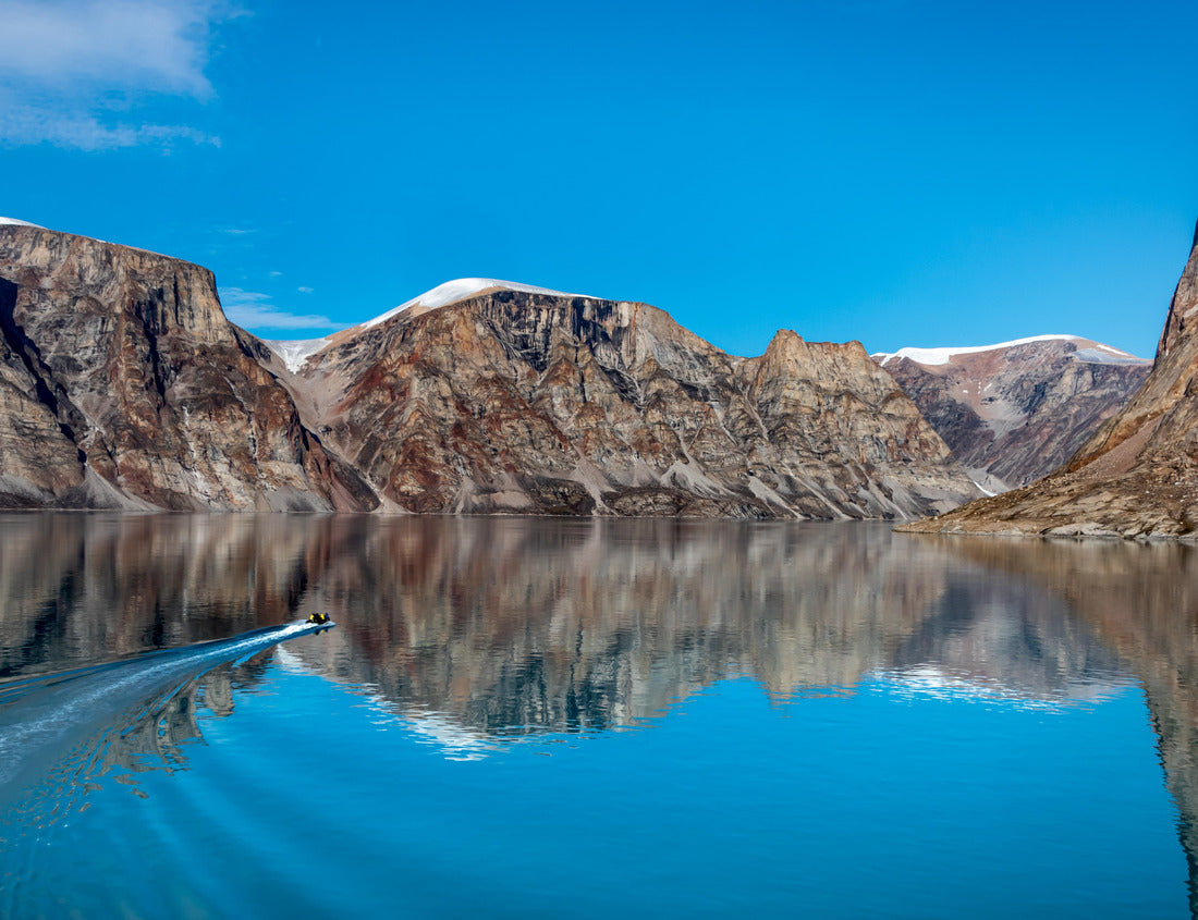 Noah Jigsaw Puzzle Mountain landscape with reflection. Sam Ford Fjord, Baffin Island in Nunavut, Arctic Canada 1000 pieces