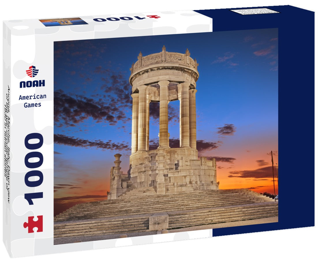 Noah Jigsaw Puzzle Ancona, Marche, Italy: Dawn view of the war-circular temple of 1930 in Istrian stones 1000 pieces