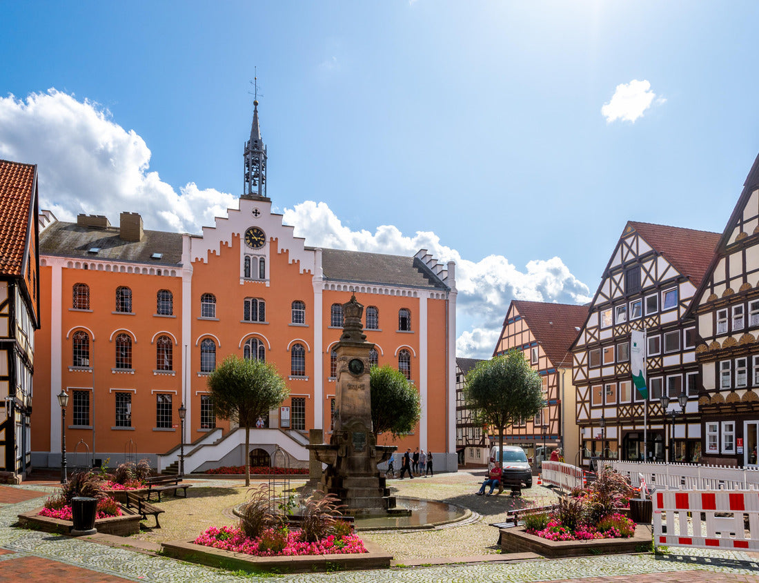 Noah Jigsaw Puzzle City hall and Market in Hofgeismar, Hessen, Germany 1000 pieces