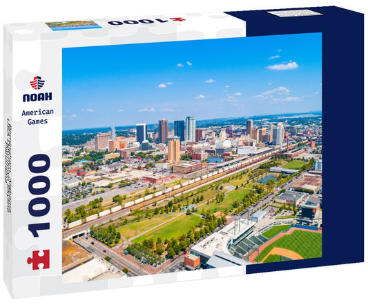 Noah Jigsaw Puzzle Birmingham, Alabama, USA Downtown Skyline Panorama 1000 pieces