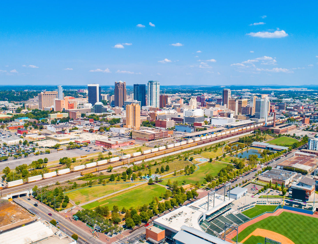 Noah Jigsaw Puzzle Birmingham, Alabama, USA Downtown Skyline Panorama 1000 pieces