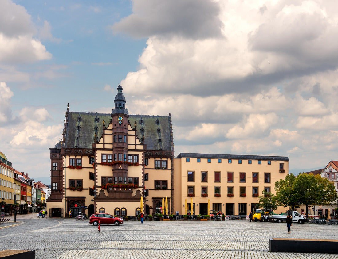 Noah Jigsaw Puzzle Market and City hall in Schweinfurt, Bavaria, Germany 1000 pieces