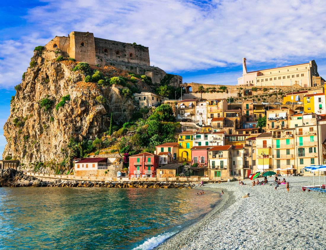 Noah Jigsaw Puzzle Calabria, Scilla medieval town with beautiful beach. Southern Italy 1000 pieces