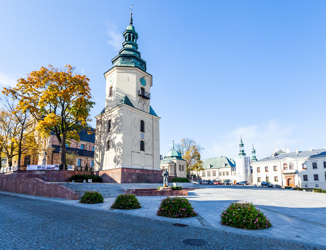 Noah Jigsaw Puzzle Marii Panny square with bell tower Cathedral in Kielce, Poland, Europe 1000 pieces