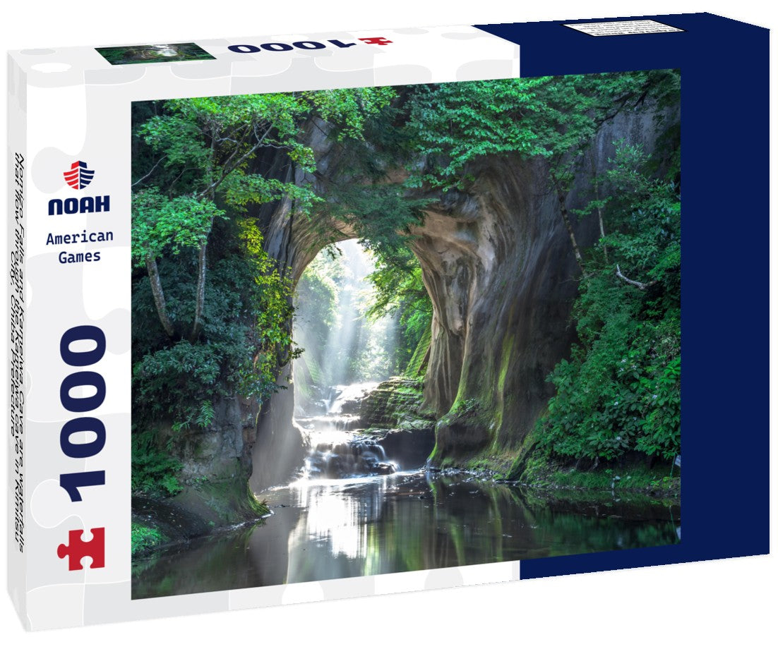 Noah Jigsaw Puzzle Nomizo Falls and Kameiwa Cave are waterfalls that flow through the Kameiwa cave in Kimitsu City, Chiba Prefecture 1000 pieces