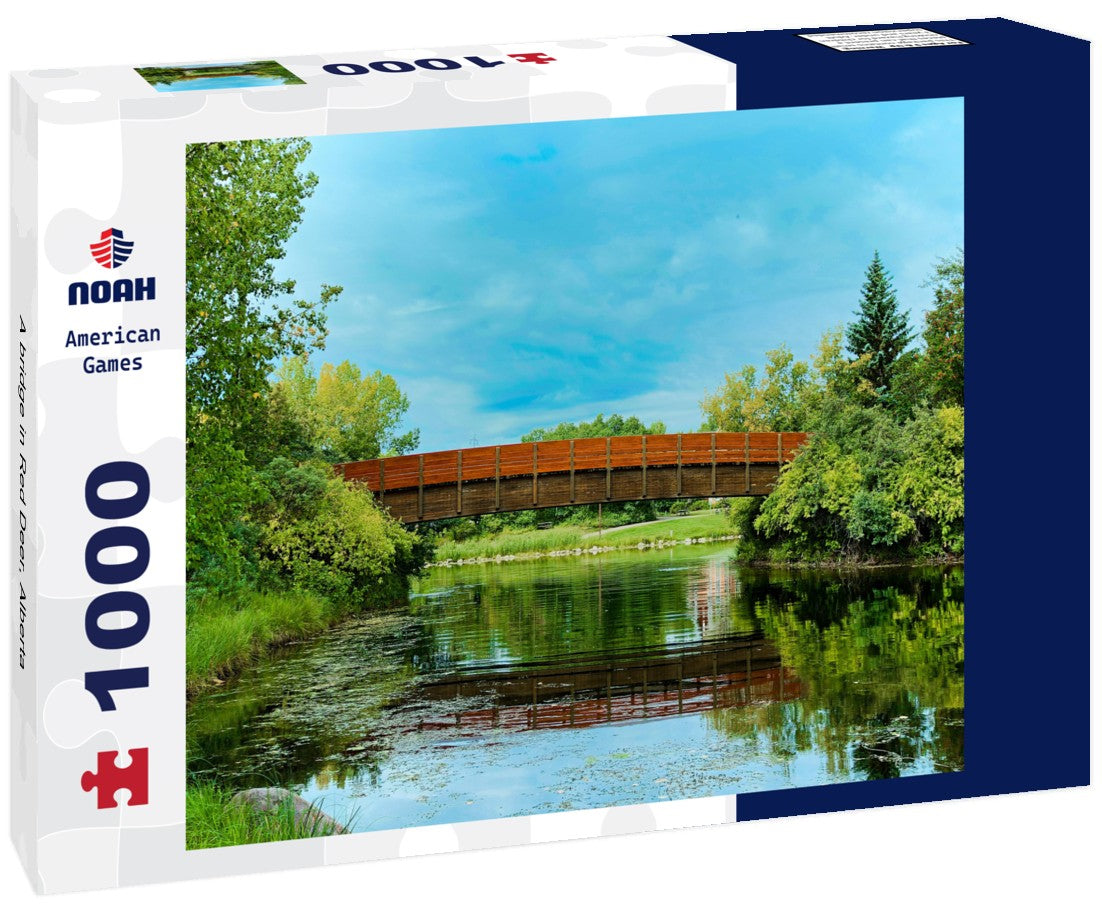 Noah Jigsaw Puzzle A bridge in Red Deer, Alberta 1000 pieces