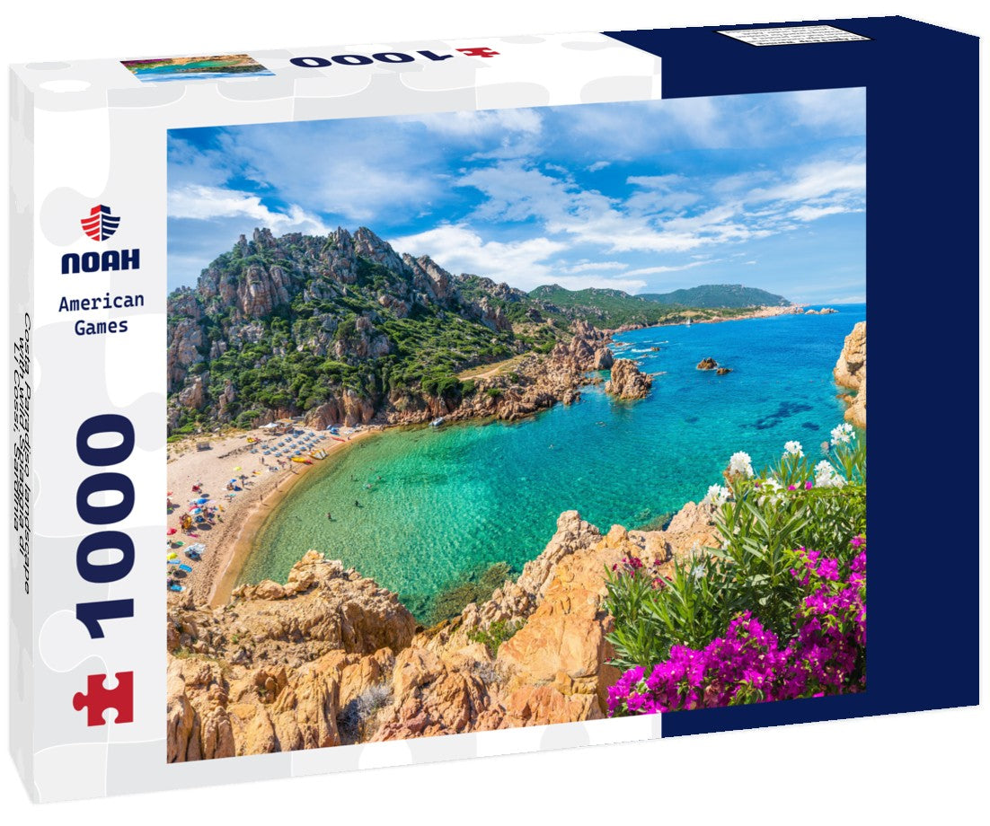Noah Jigsaw Puzzle Costa Paradiso landscape, with wild Spiaggia di Li Cossi, Sardinia 1000 pieces