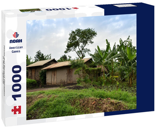 Noah Jigsaw Puzzle House and Banana Plantation in Rural Uganda 1000 pieces