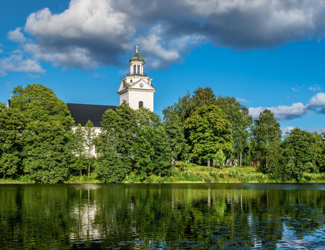 Noah Jigsaw Puzzle Beautiful white church in Fagersta, Sweden 1000 pieces