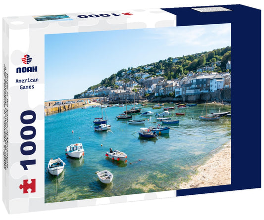 Noah Jigsaw Puzzle Boats in the harbor of Mousehole, a picturesque Cornish fishing village near Penzance in Cornwall, England 1000 pieces