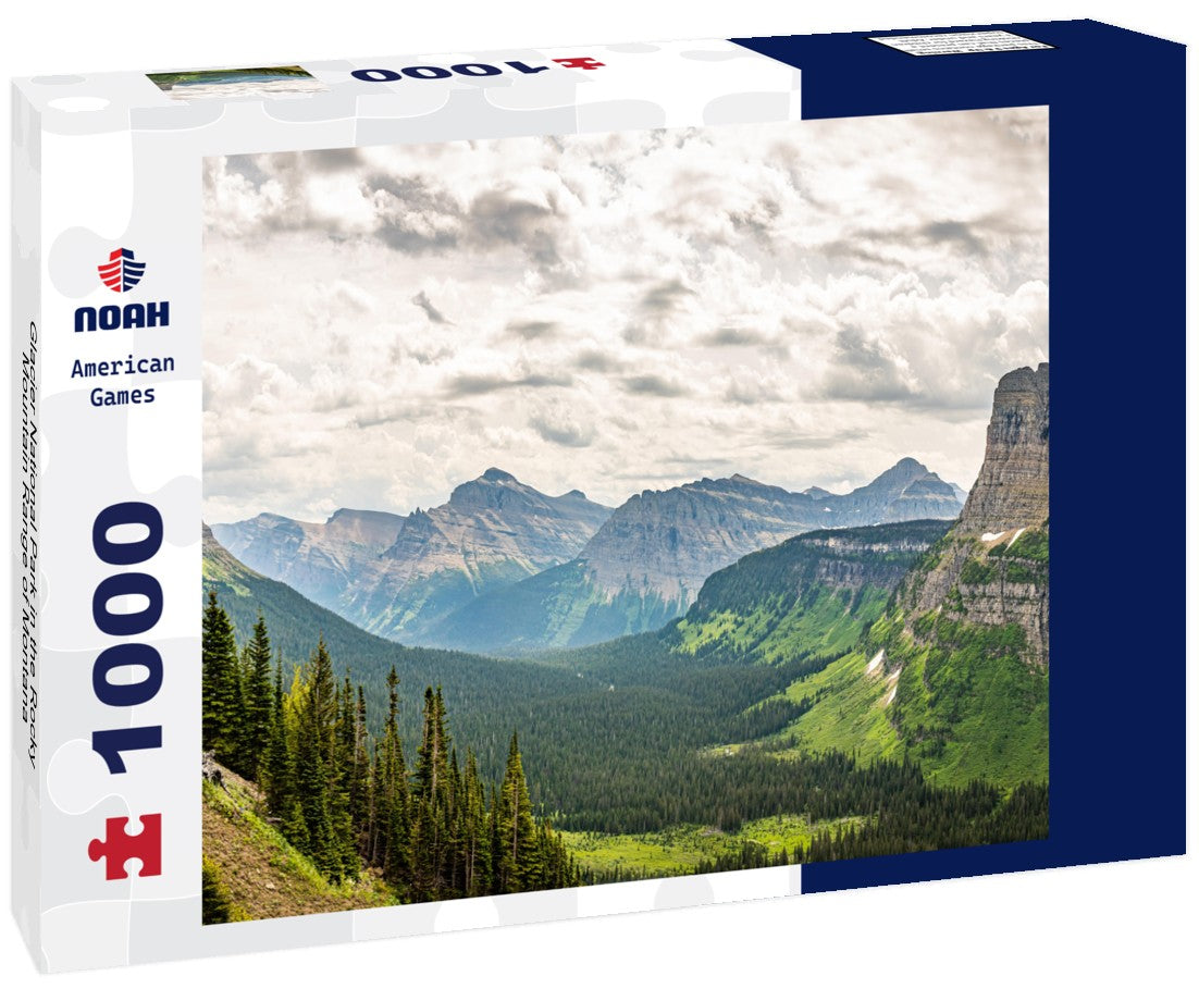 Noah Jigsaw Puzzle Glacier National Park in the Rocky Mountain Range of Montana 1000 pieces