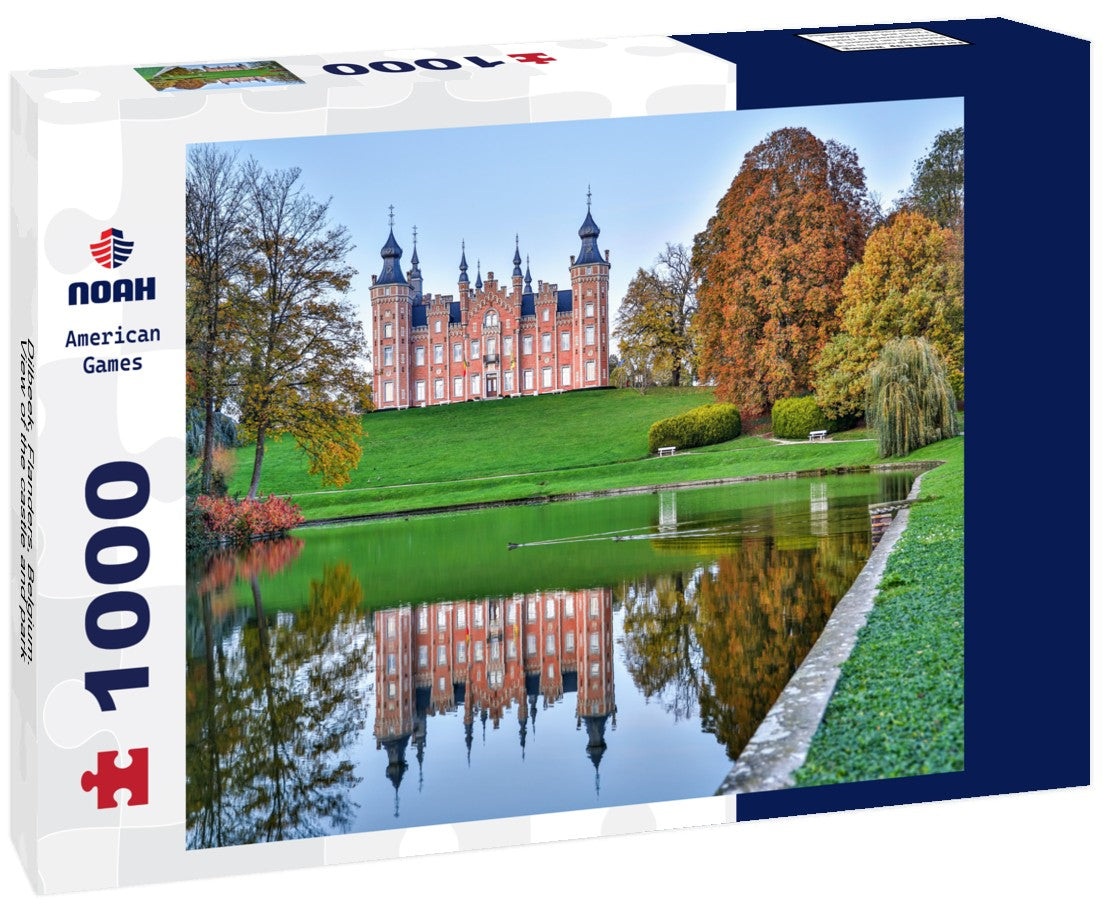Noah Jigsaw Puzzle Dilbeek, Flanders, Belgium. View of the castle and park 1000 pieces