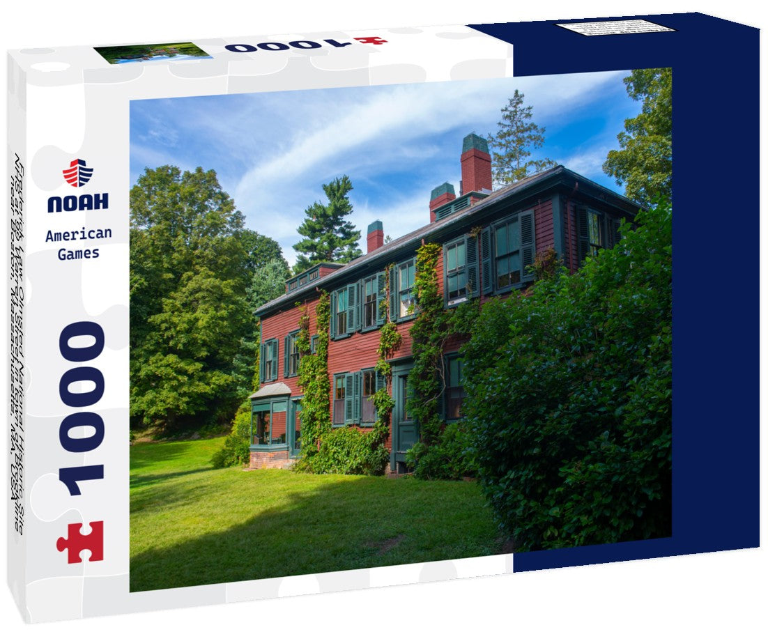 Noah Jigsaw Puzzle Frederick Law Olmsted National Historic Site NHS at 99 Warren Street in town of Brookline near Boston, Massachusetts, MA, USA 1000 pieces