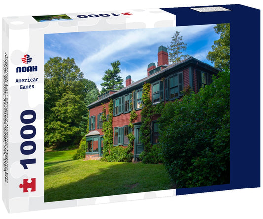 Noah Jigsaw Puzzle Frederick Law Olmsted National Historic Site NHS at 99 Warren Street in town of Brookline near Boston, Massachusetts, MA, USA 1000 pieces