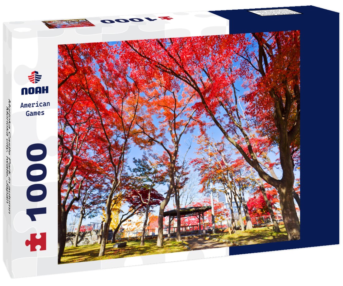 Noah Jigsaw Puzzle Morioka Castle Park in autumn, Morioka city, Iwate, Japan 1000 pieces
