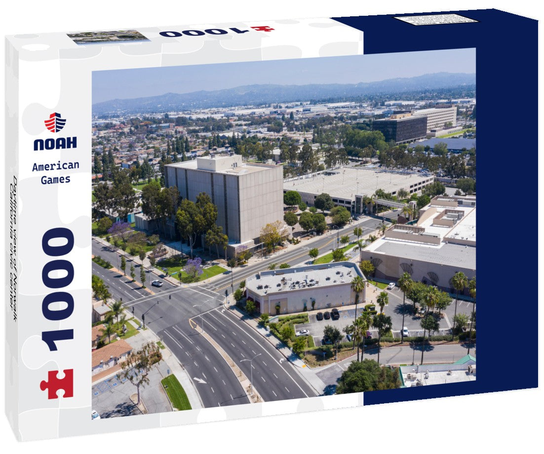 Noah Jigsaw Puzzle Daytime view of Norwalk, California civic center 1000 pieces