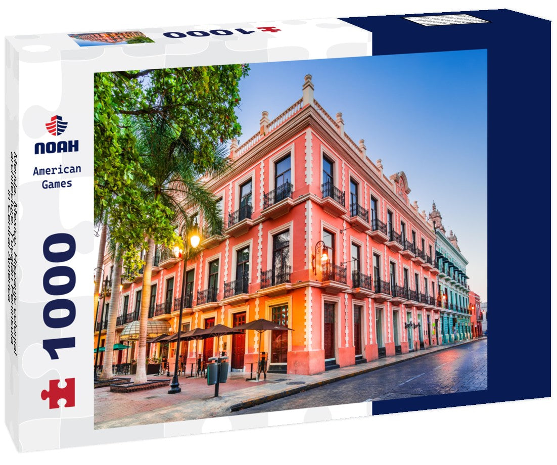 Noah Jigsaw Puzzle Merida, Mexico. Hispanic colonial architecture, Yucatan Peninsula in Central America 1000 pieces