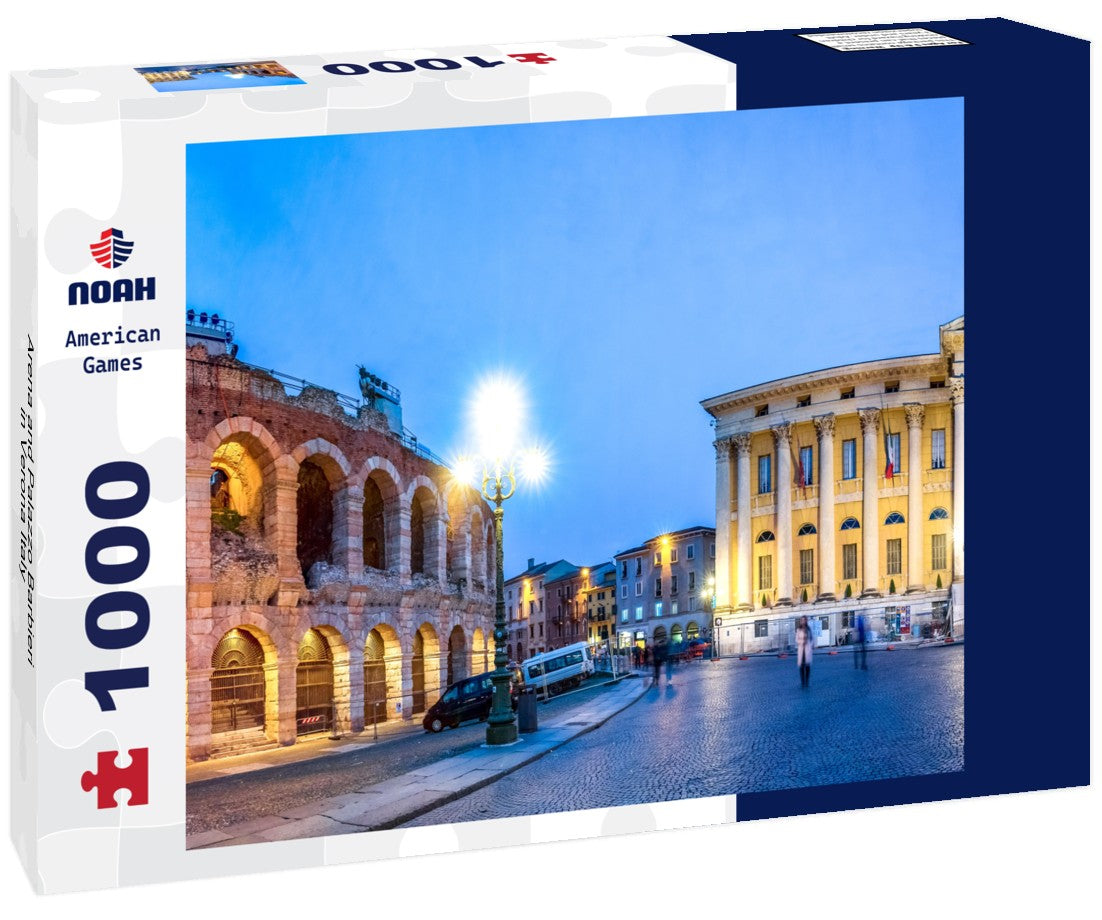 Noah Jigsaw Puzzle Arena and Palazzo Barbieri in Verona Italy 1000 pieces