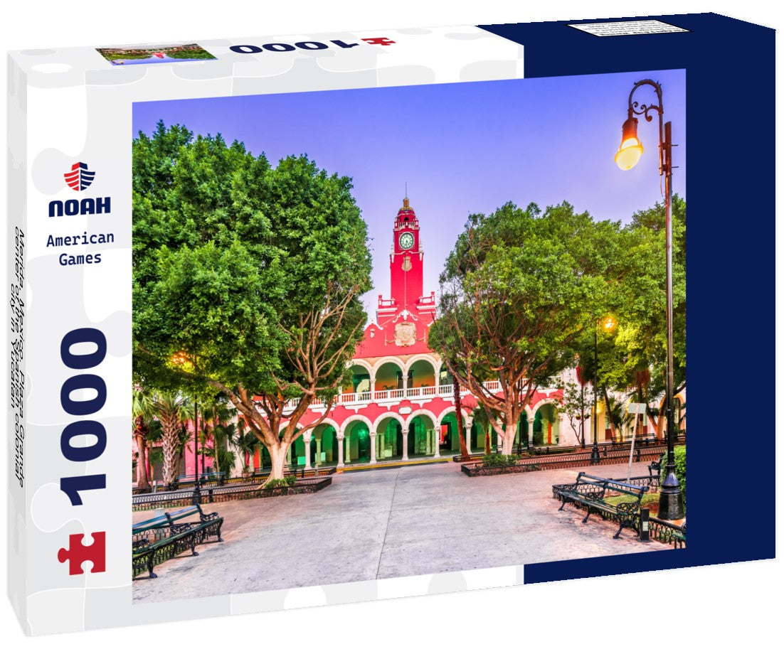 Noah Jigsaw Puzzle Merida, Mexico. Plaza Grande, center of the Spanish colonial city in Yucatan 1000 pieces