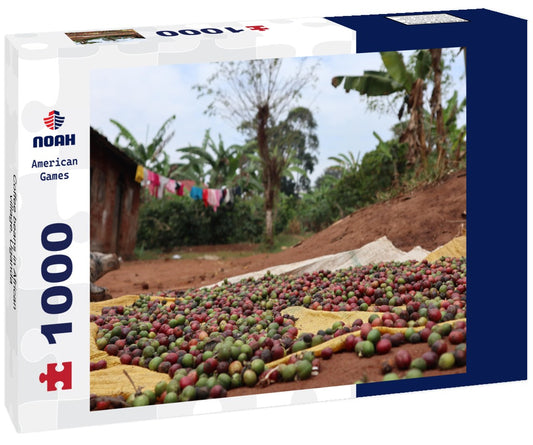 Noah Jigsaw Puzzle Coffee beans in African village, Uganda 1000 pieces