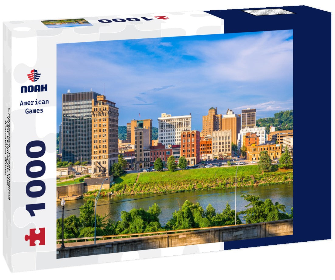 Noah Jigsaw Puzzle Charleston, West Virginia, USA skyline on the Kanawha River 1000 pieces