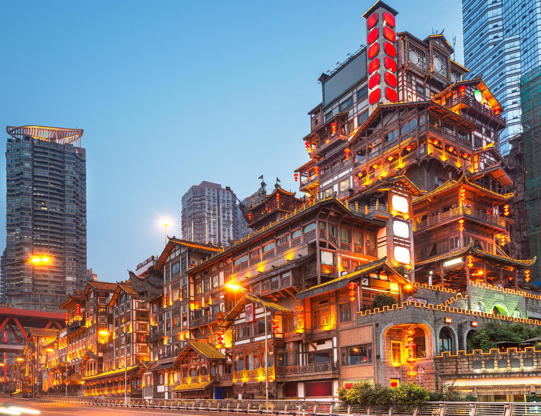 Noah Jigsaw Puzzle Chongqing, China at Hongyadong traditional district 1000 pieces