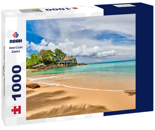Noah Jigsaw Puzzle Beautiful beach at Seychelles, Mahe 1000 pieces