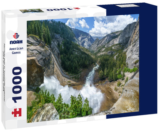 Noah Jigsaw Puzzle Nevada falls in Yosemite national park in California, USA 1000 pieces