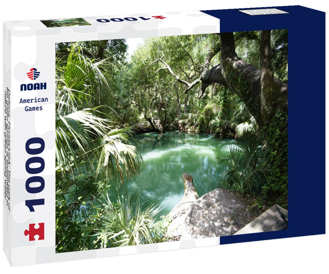 Noah Jigsaw Puzzle Deltona, Florida/USA: The park of the green springs is embedded in nature with green spring water 1000 pieces