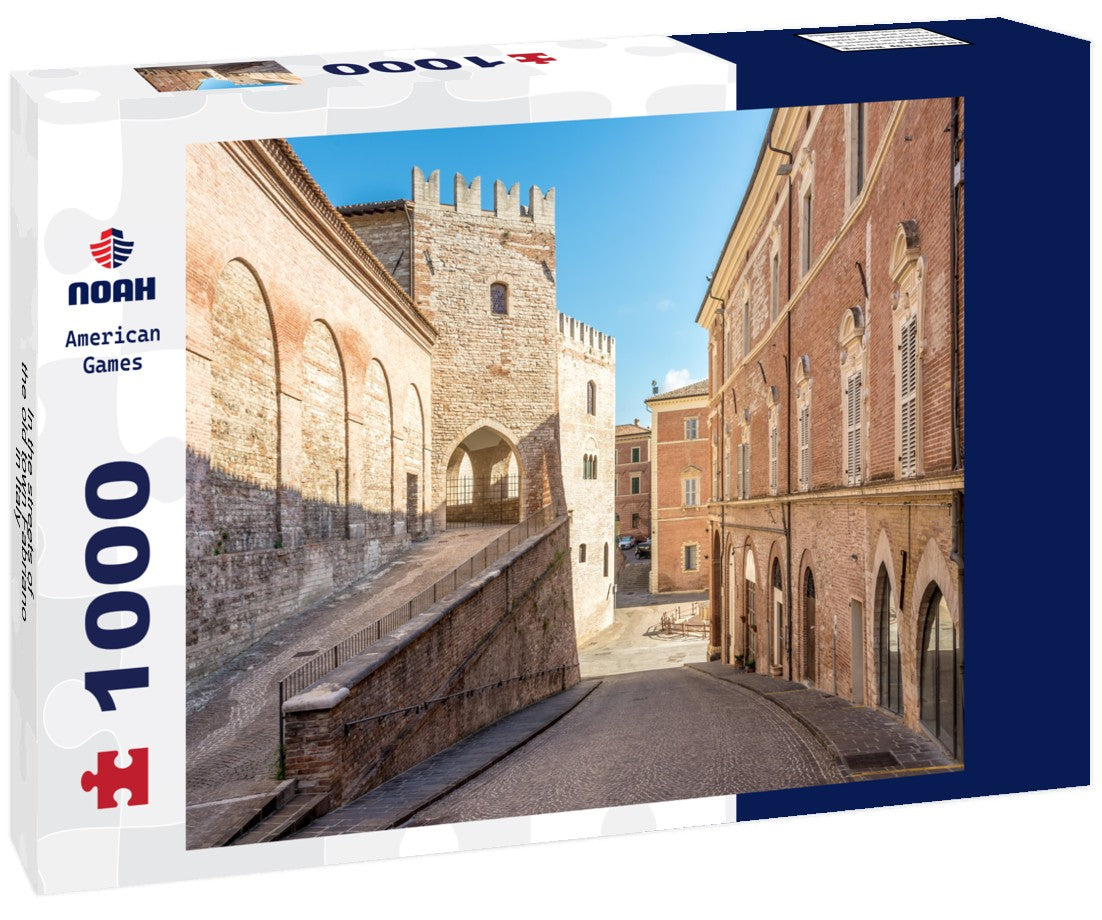Noah Jigsaw Puzzle In the streets of the old town Fabriano in Italy 1000 pieces