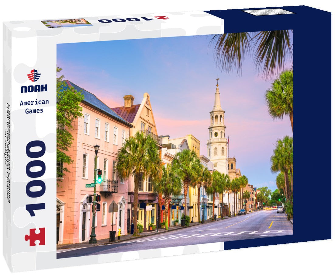 Noah Jigsaw Puzzle Charleston, South Carolina, USA in the French Quarter at twilight 1000 pieces