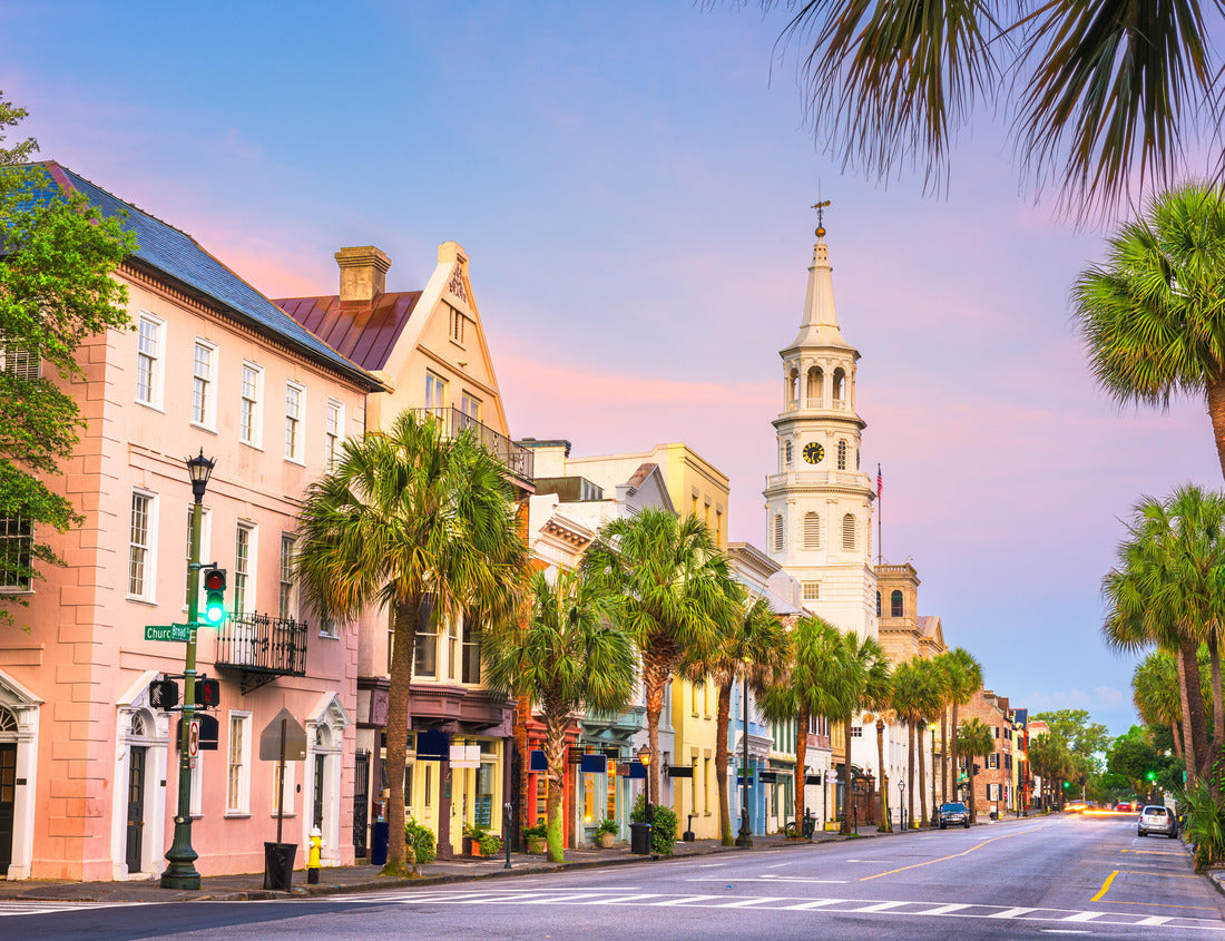 Noah Jigsaw Puzzle Charleston, South Carolina, USA in the French Quarter at twilight 1000 pieces
