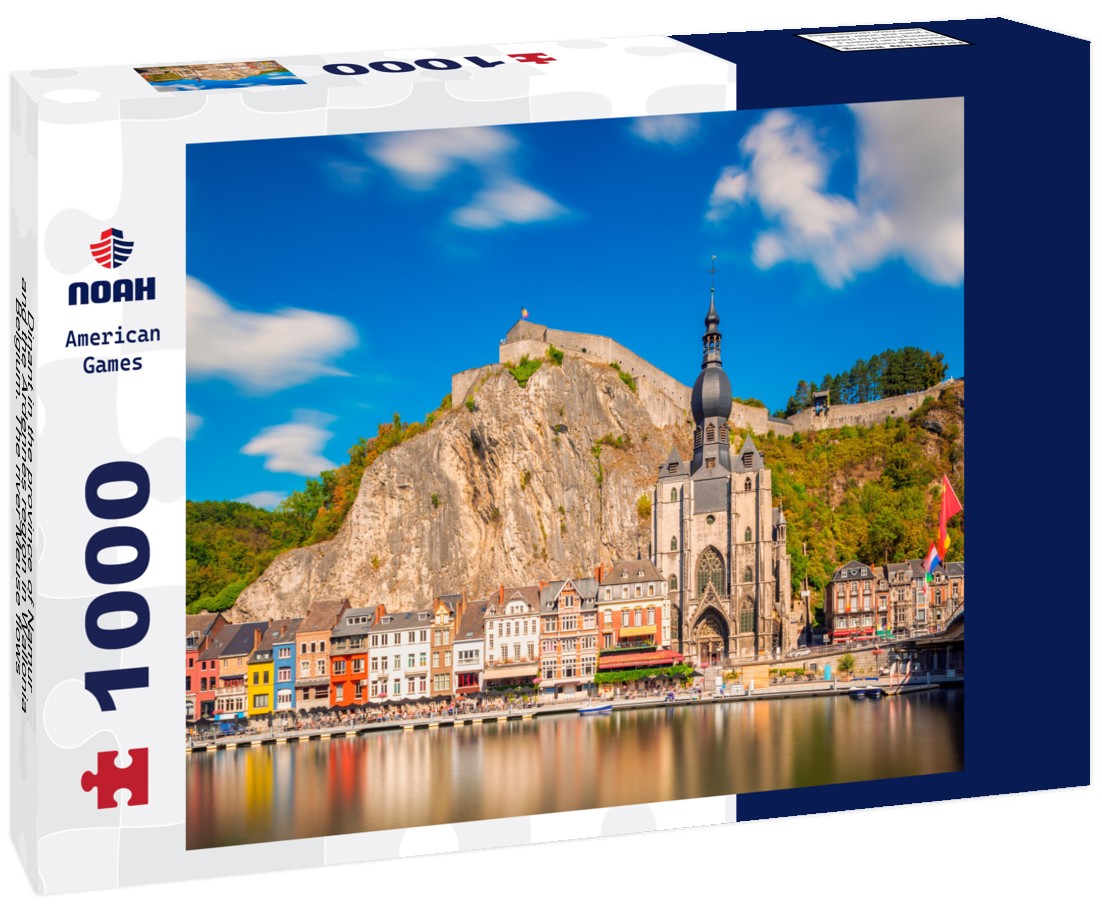 Noah Jigsaw Puzzle Dinant in the province of Namur and the Ardennes region in Wallonia, Belgium. The river Meuse flows through Dinant 1000 pieces