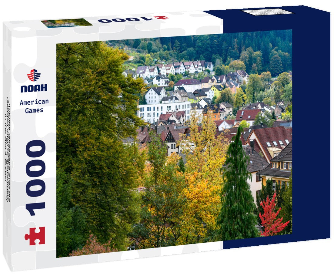 Noah Jigsaw Puzzle Autumn landscape over the German town of Schramberg in the Black Forest 1000 pieces