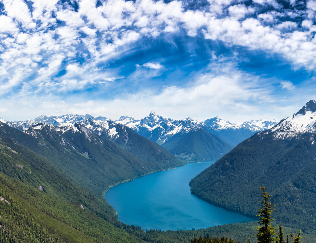 Noah Jigsaw Puzzle Beautiful panoramic view of the Canadian mountains during a sunny day. On a hike to the goat's back in Chilliwack, east of Vancouver, British Columbia, Canada 1000 pieces