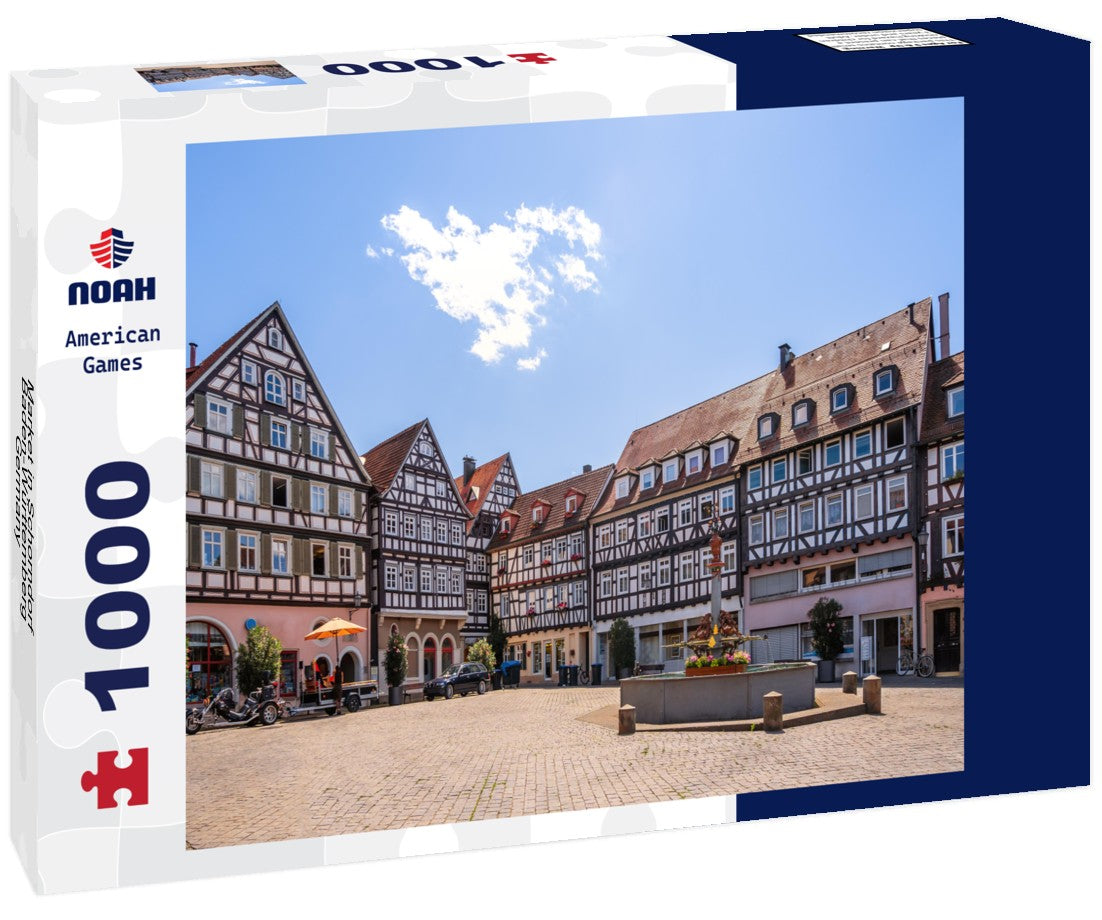 Noah Jigsaw Puzzle Market in Schorndorf, Baden-Württemberg, Germany 1000 pieces