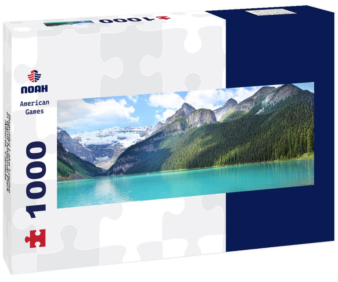 Noah Jigsaw Puzzle Beautiful Lake Louise in Banff National Park, Alberta, Canada panorama 1000 pieces