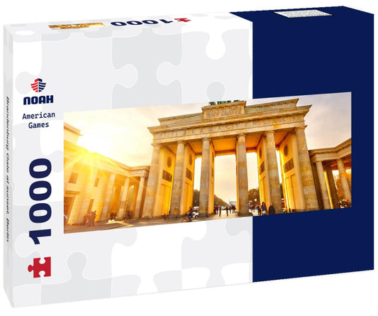 Noah Jigsaw Puzzle Brandenburg Gate at sunset, Berlin panorama 1000 pieces