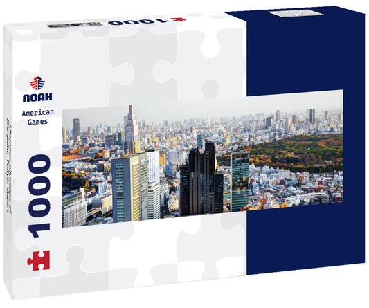 Noah Jigsaw Puzzle Afternoon cityscape of Shinjuku, Tokyo, Japan panorama 1000 pieces