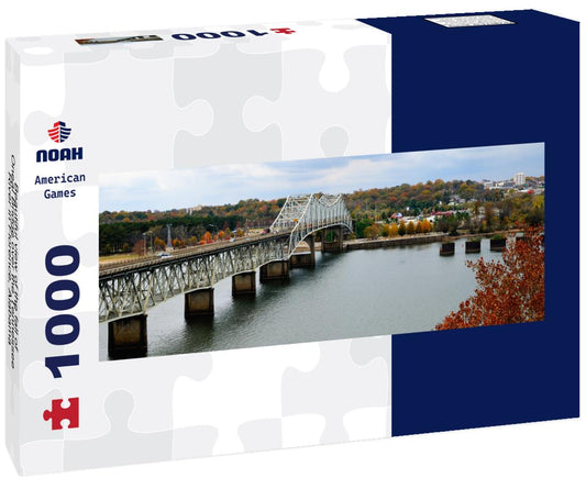 Noah Jigsaw Puzzle Beautiful view of the fall of Oneal Bridge over the Tennessee River in Florence, Alabama panorama 1000 pieces