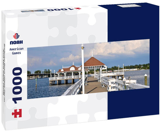 Noah Jigsaw Puzzle Bradenton Beach Historic Pier on Anna Maria Island, Florida panorama 1000 pieces