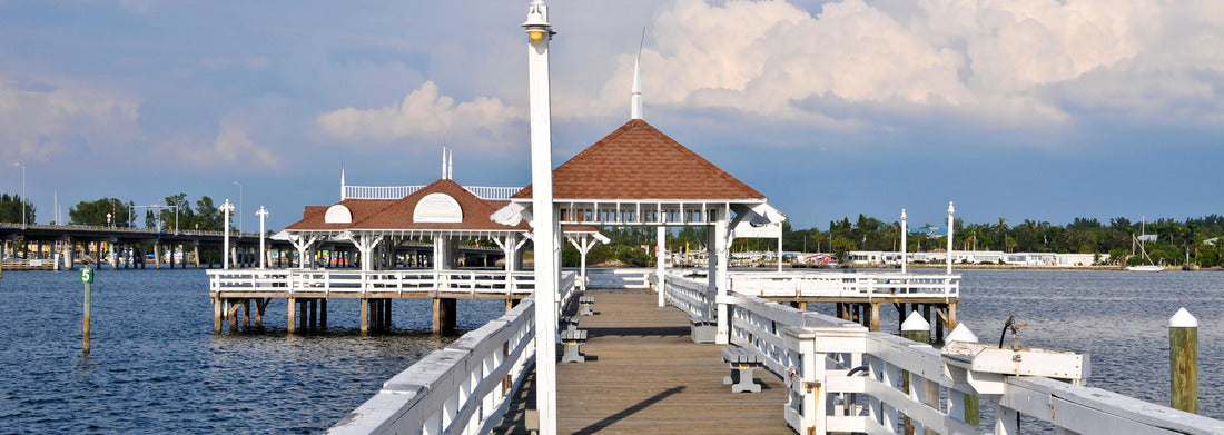 Noah Jigsaw Puzzle Bradenton Beach Historic Pier on Anna Maria Island, Florida panorama 1000 pieces