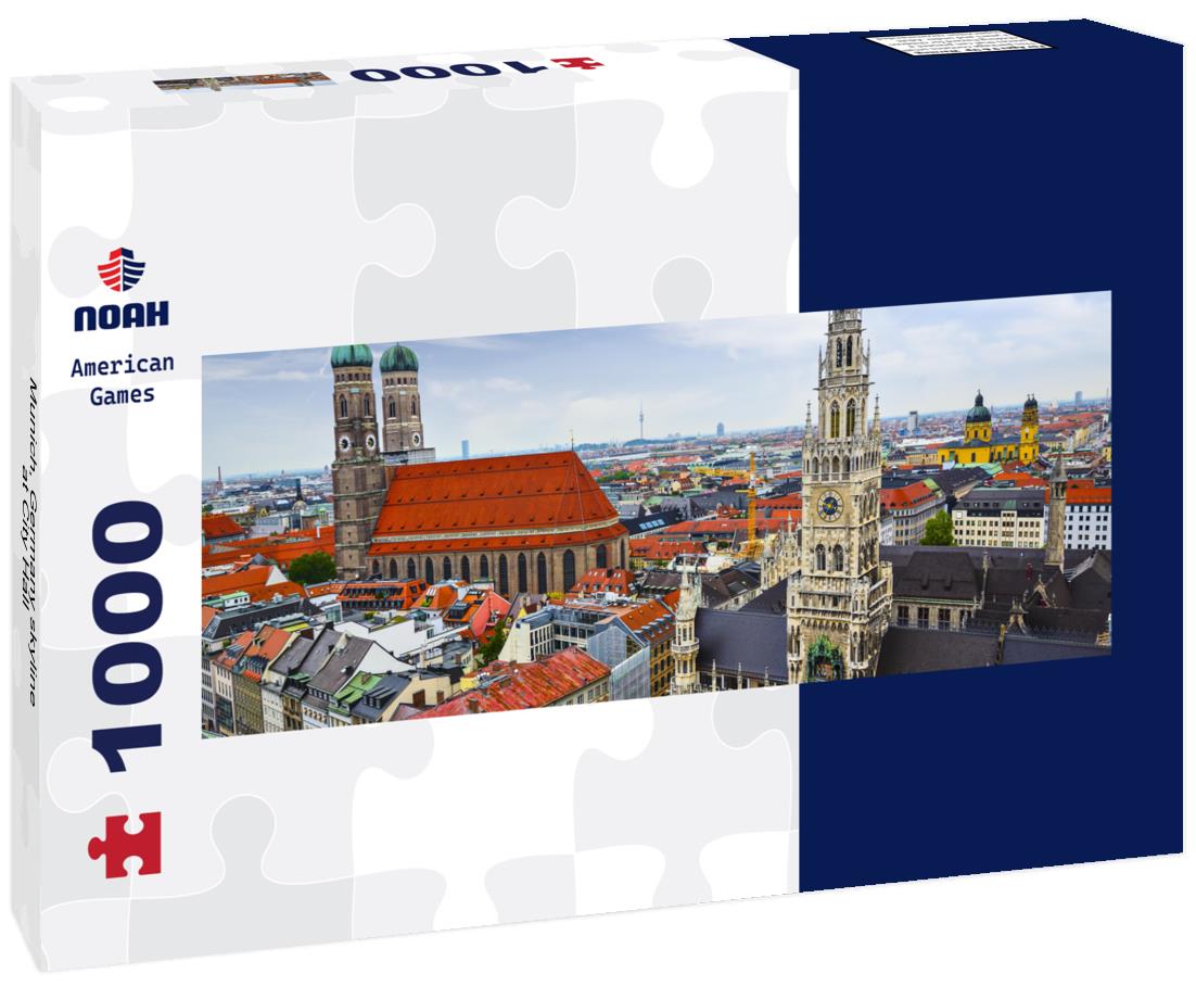 Noah Jigsaw Puzzle Munich, Germany skyline at City Hall panorama 1000 pieces